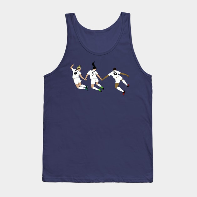 Kristie Mewis, Kelley O'Hara, Lynn Willliams Gotham FC Celebration Tank Top by Hevding